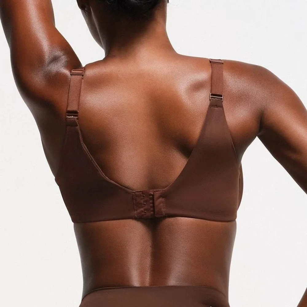 SKIMS Full‎ Coverage Smoothing Bra 44C Cocoa NWT - Picture 3 of 11